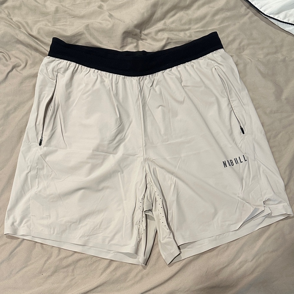 Nobull men’s white Shorts